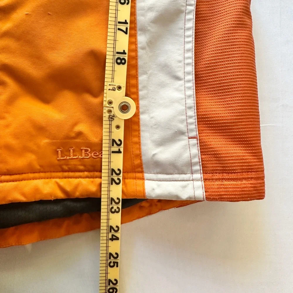L.L. Bean Kids Orange Insulated Winter Ski Snowboard Jacket L 14-16 Outerwear‎